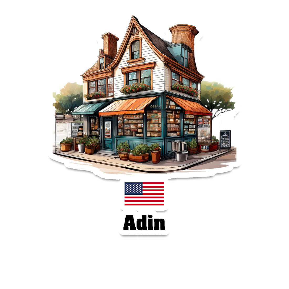 Adin Sticker