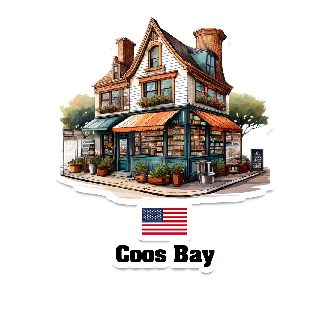 Coos Bay Sticker