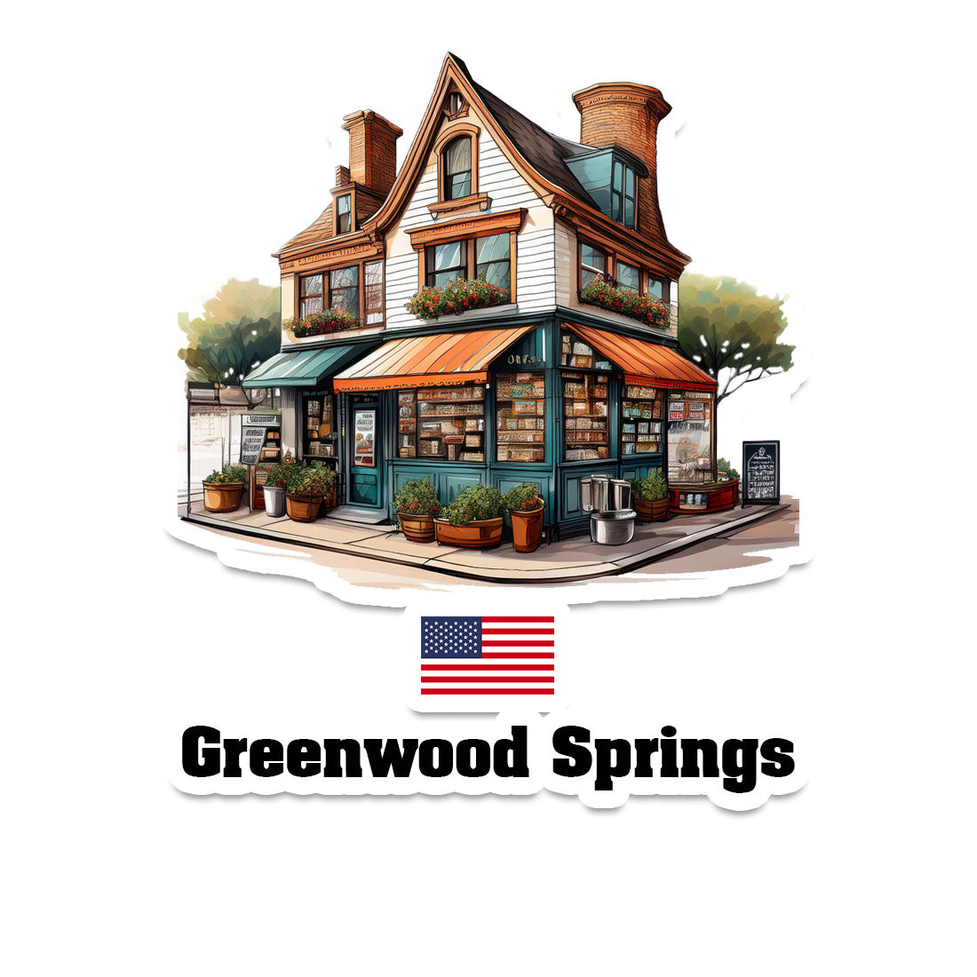 Greenwood Springs Sticker
