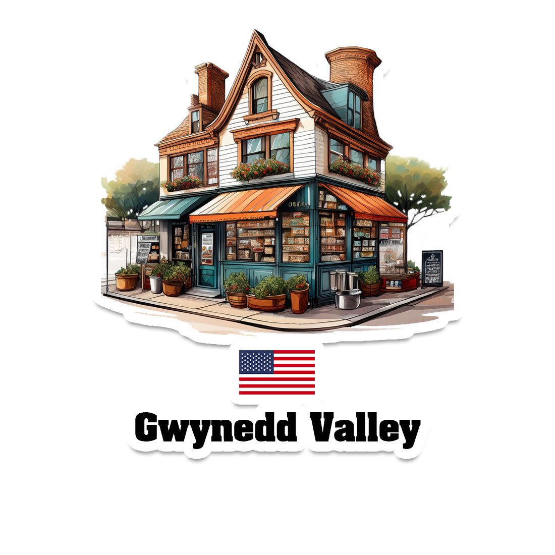 Gwynedd Valley Sticker