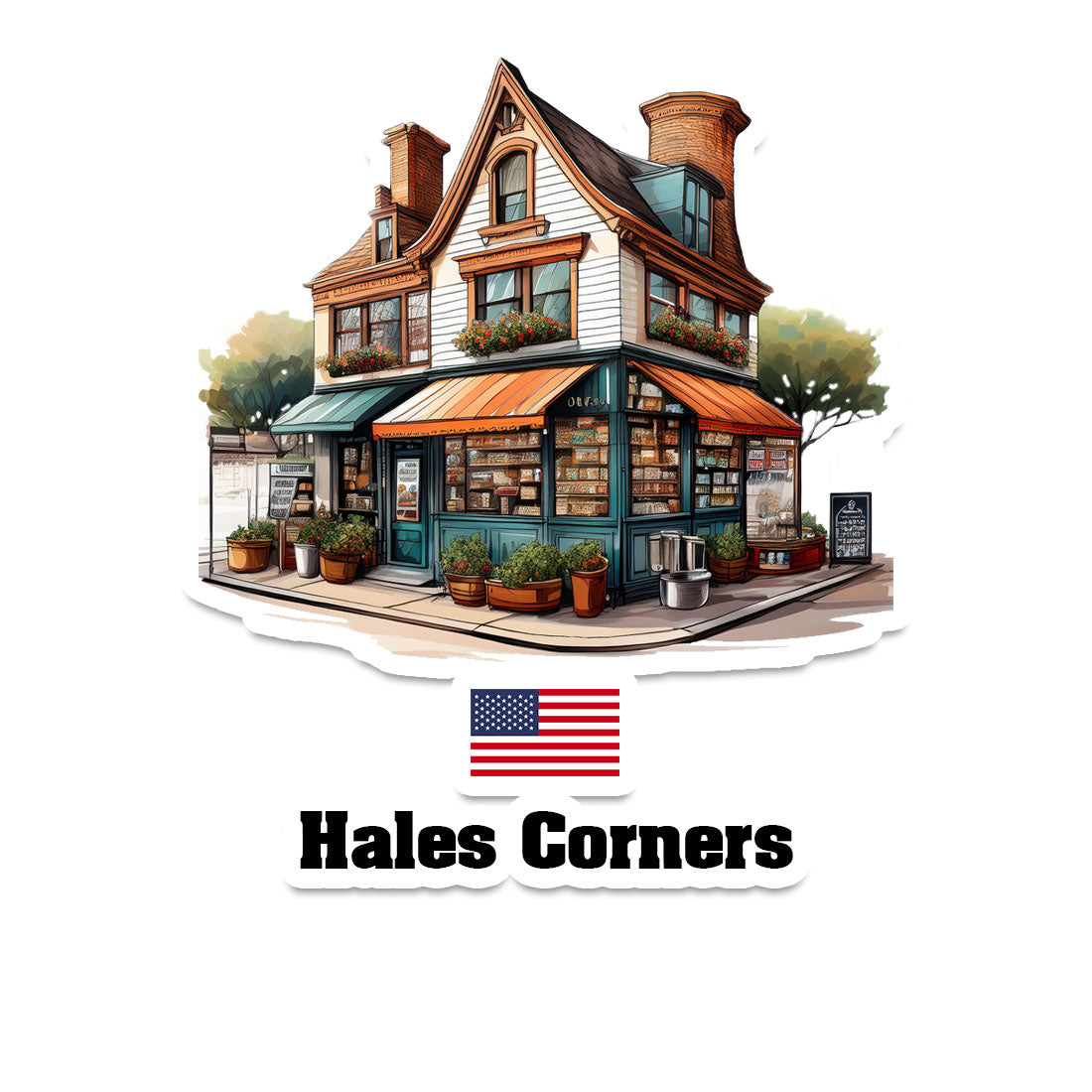 Hales Corners Sticker