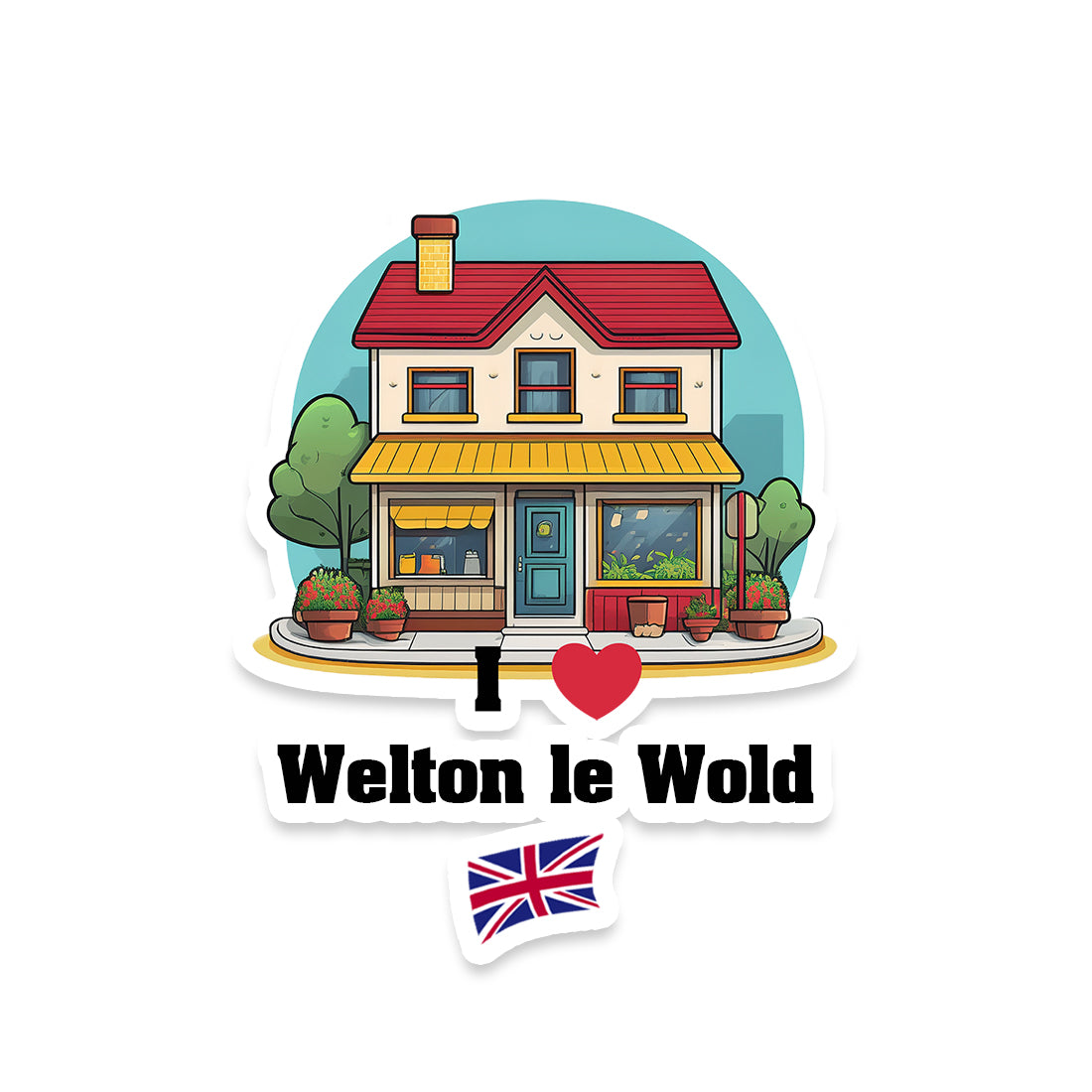 Welton le Wold Sticker