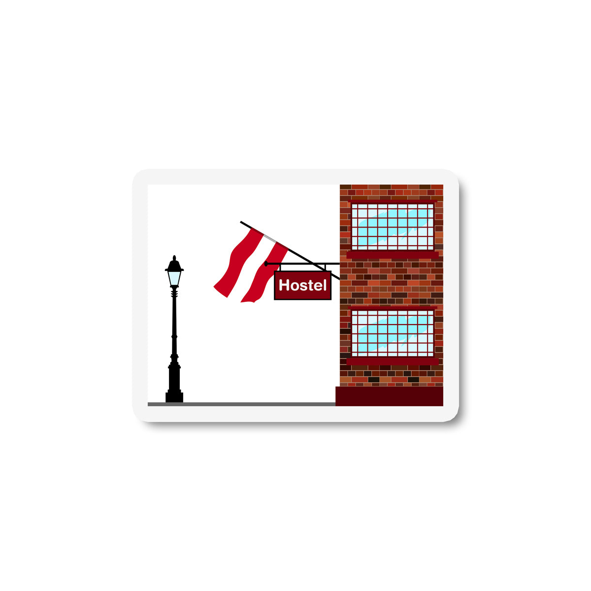 Austria Hostels Sticker