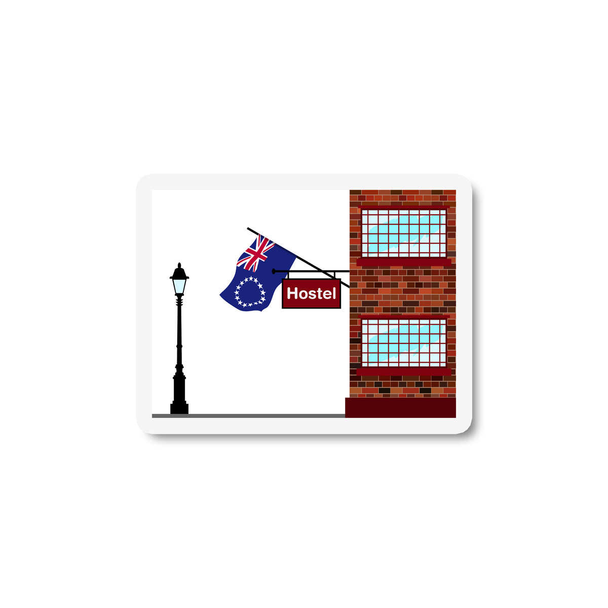 Cook Islands Hostels Sticker