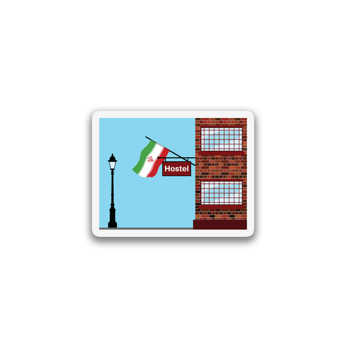 Iran Hostels Sticker