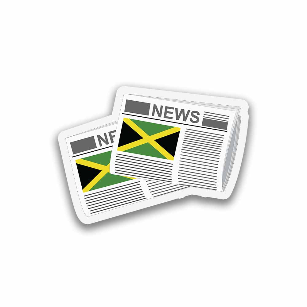 Jamaica Newspapers Sticker