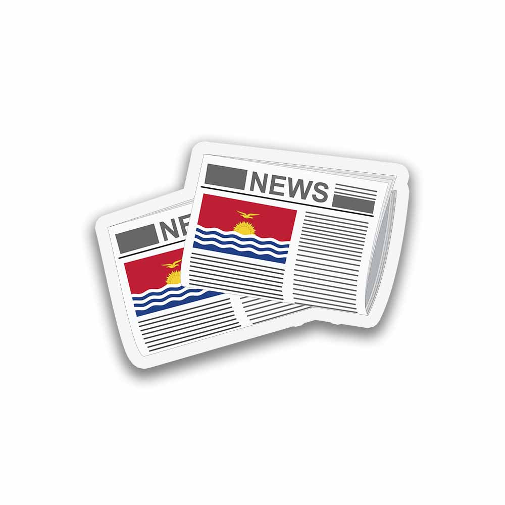 Kiribati Newspapers Sticker