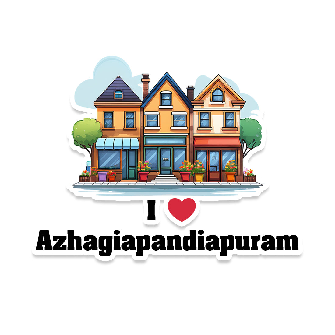 Azhagiapandiapuram Sticker
