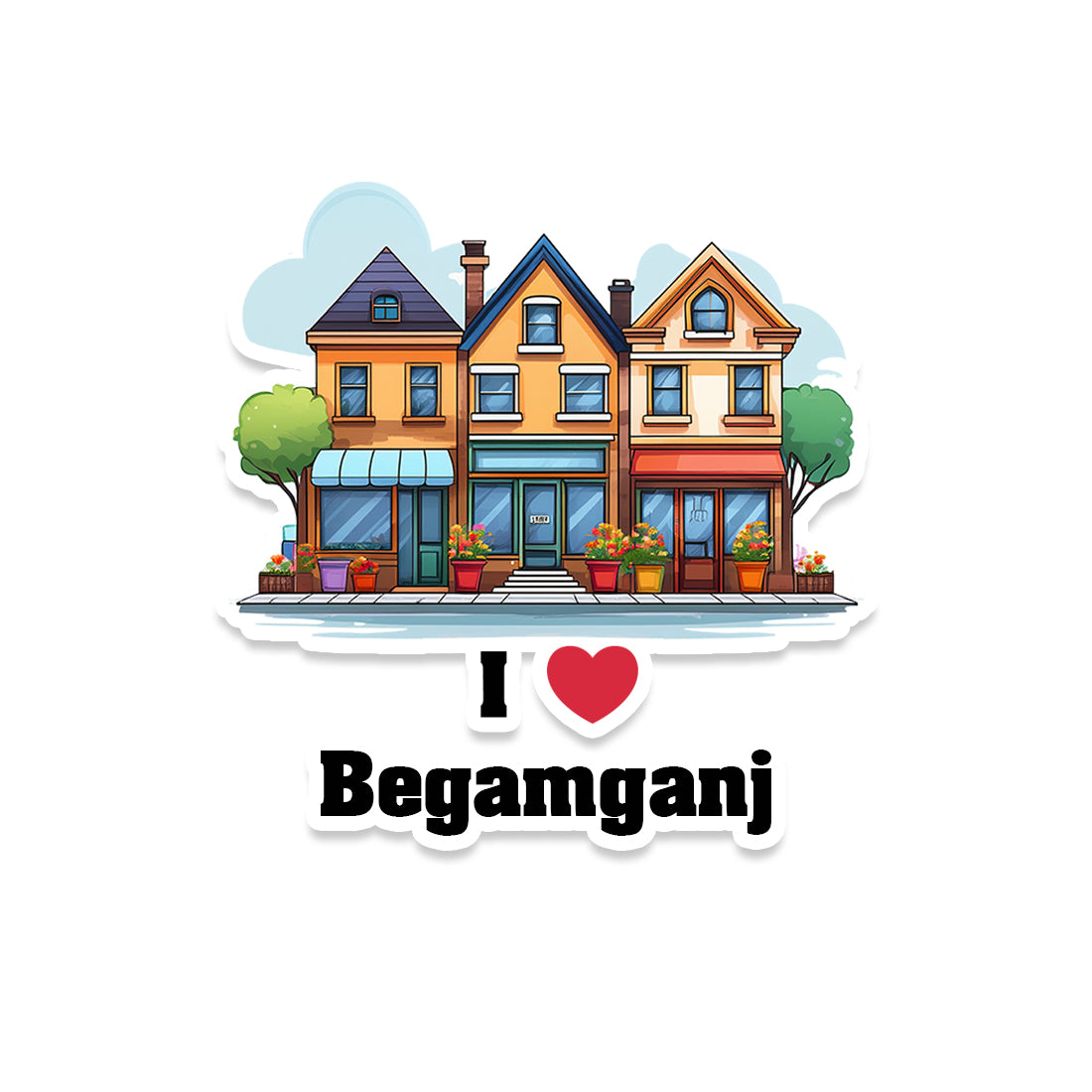 Begamganj Sticker