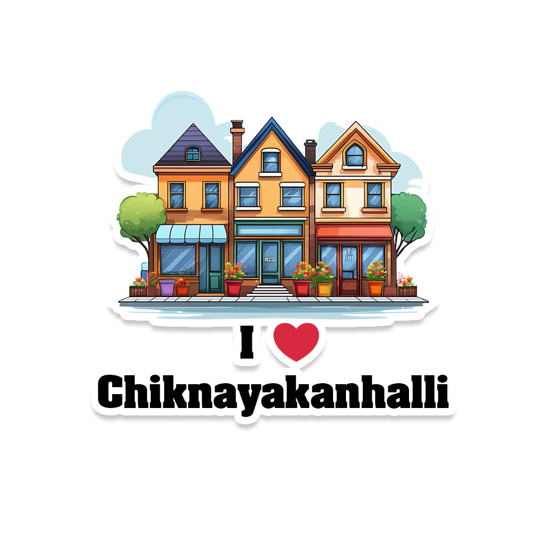 Chiknayakanhalli Sticker