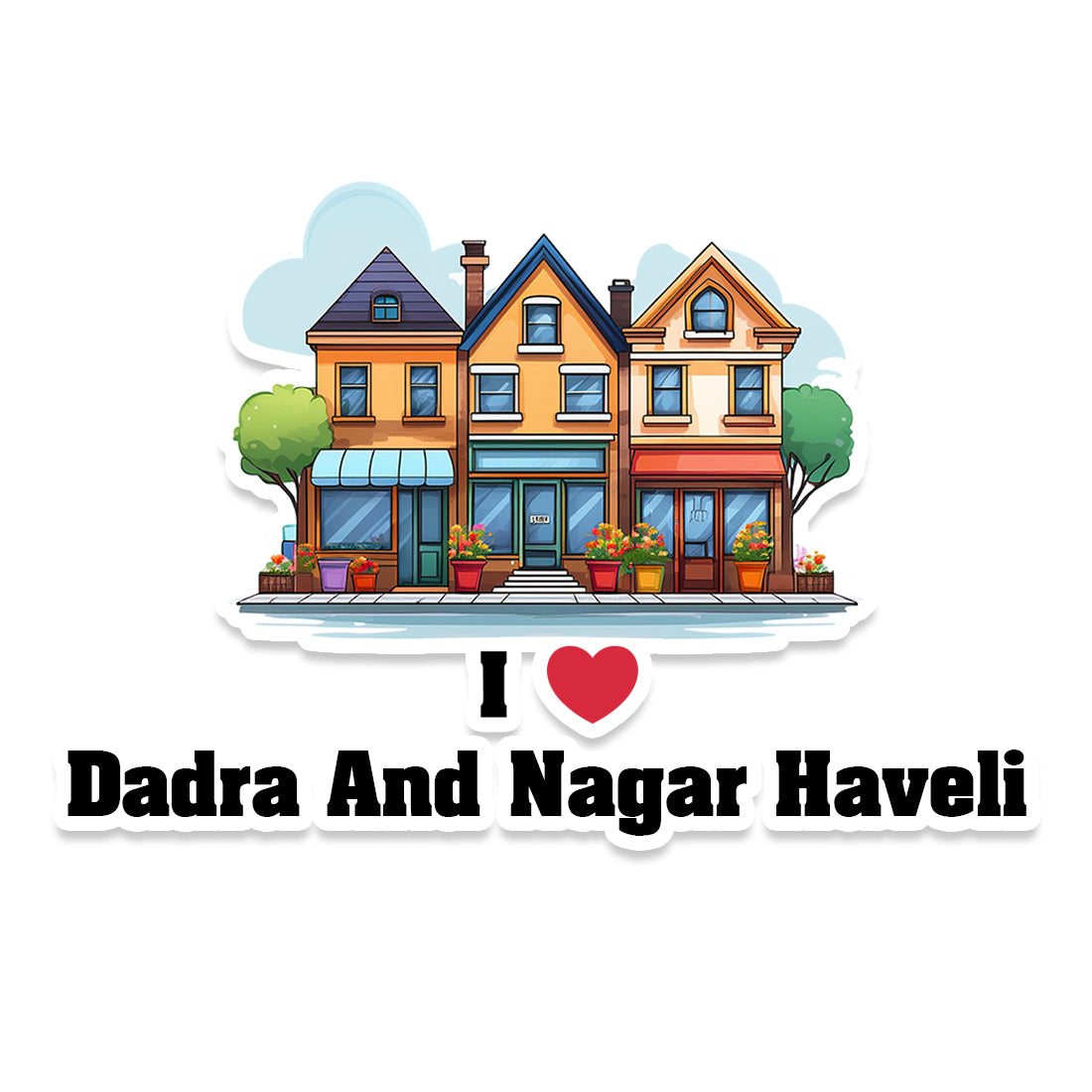 Dadra And Nagar Haveli Sticker