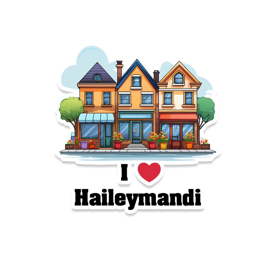 Haileymandi Sticker