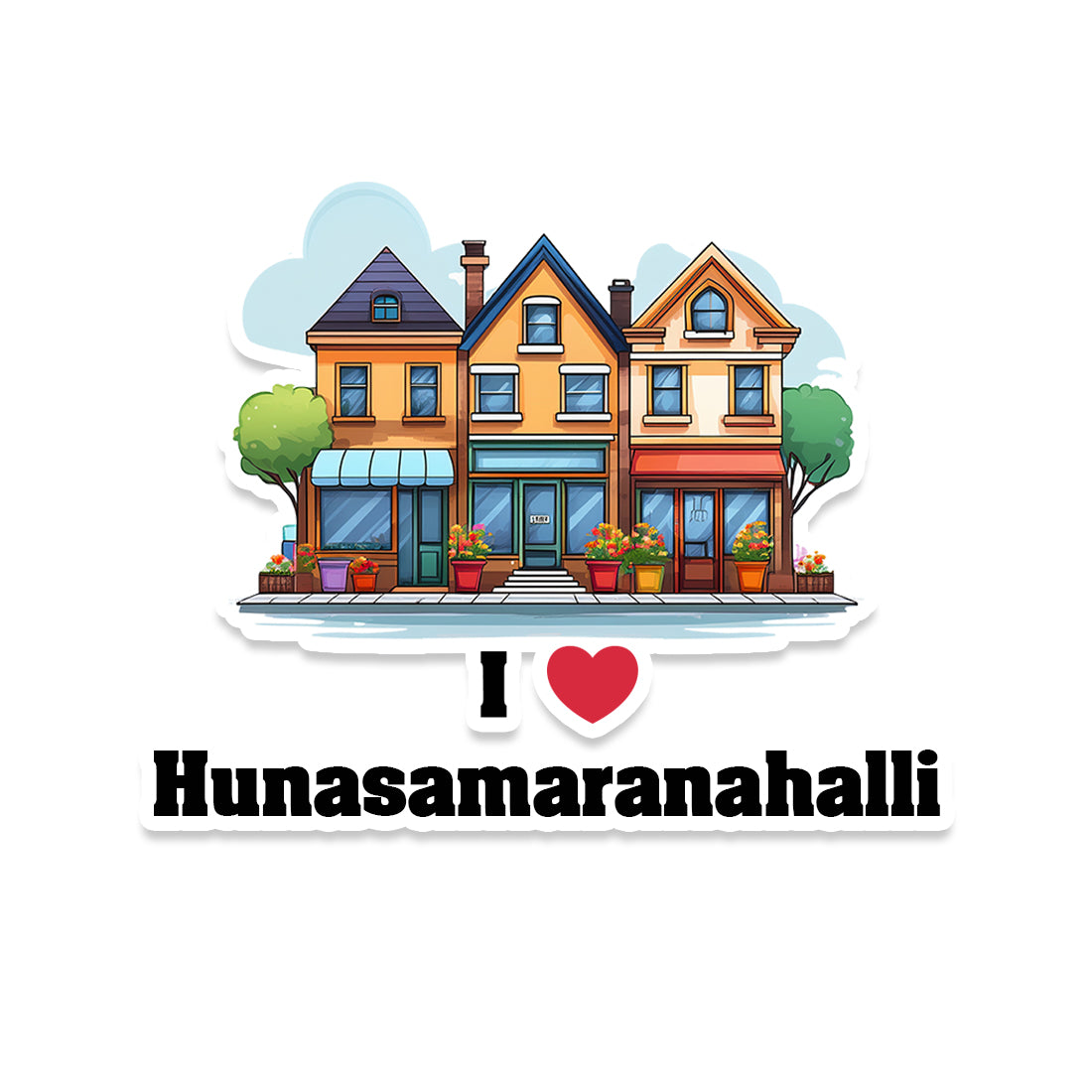 Hunasamaranahalli Sticker