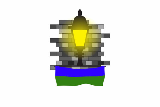 Komi Street Lamp Bricks Sticker