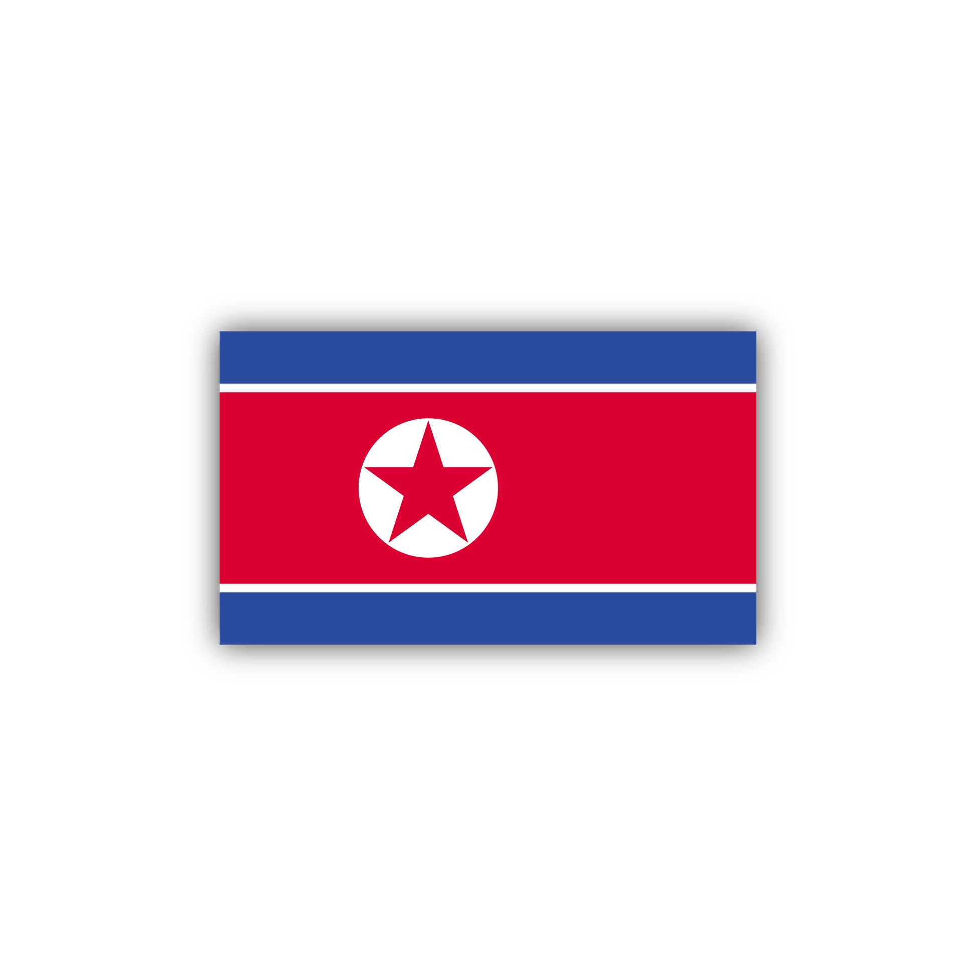 Korea North Sticker