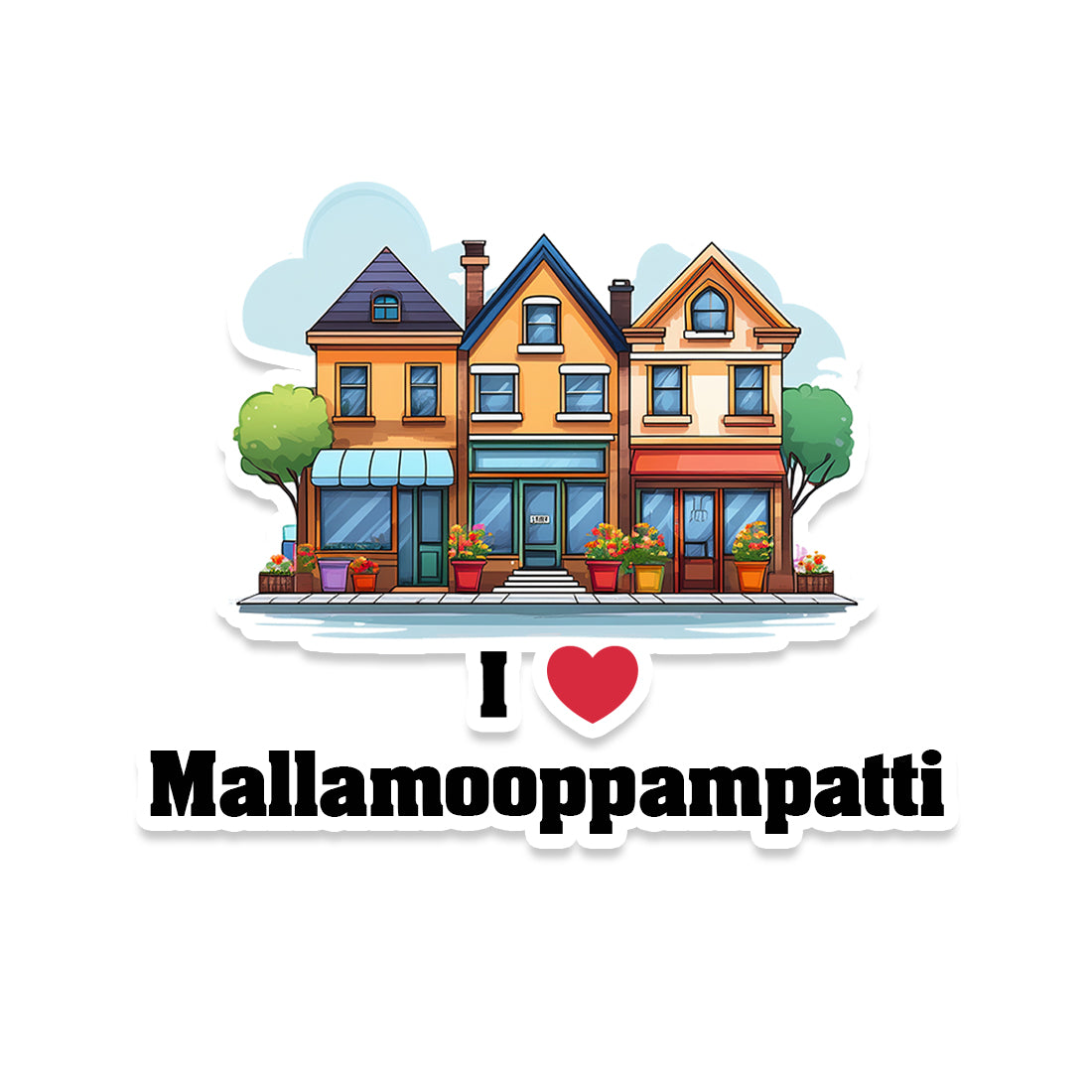 Mallamooppampatti Sticker