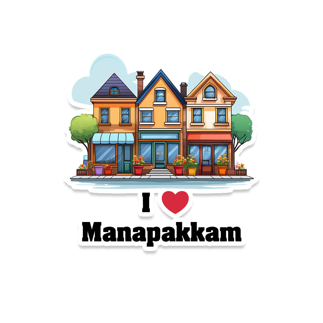 Manapakkam Sticker