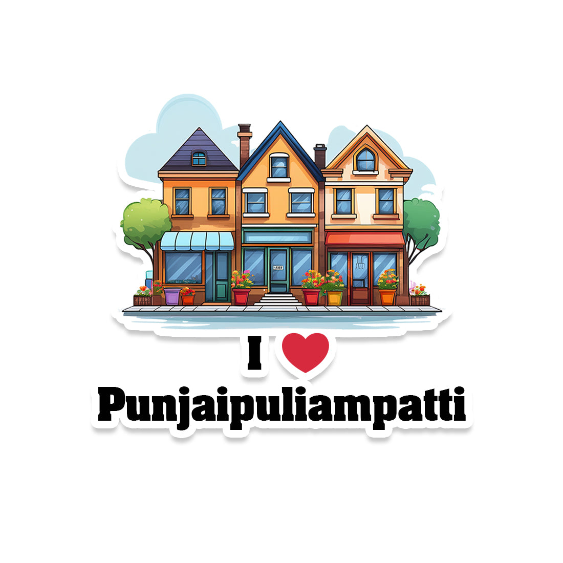 Punjaipuliampatti Sticker