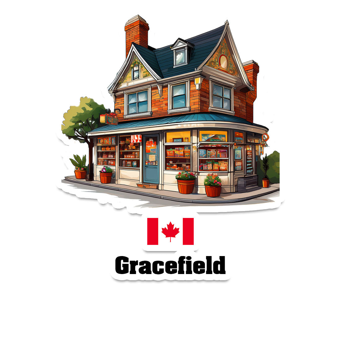 Gracefield Sticker