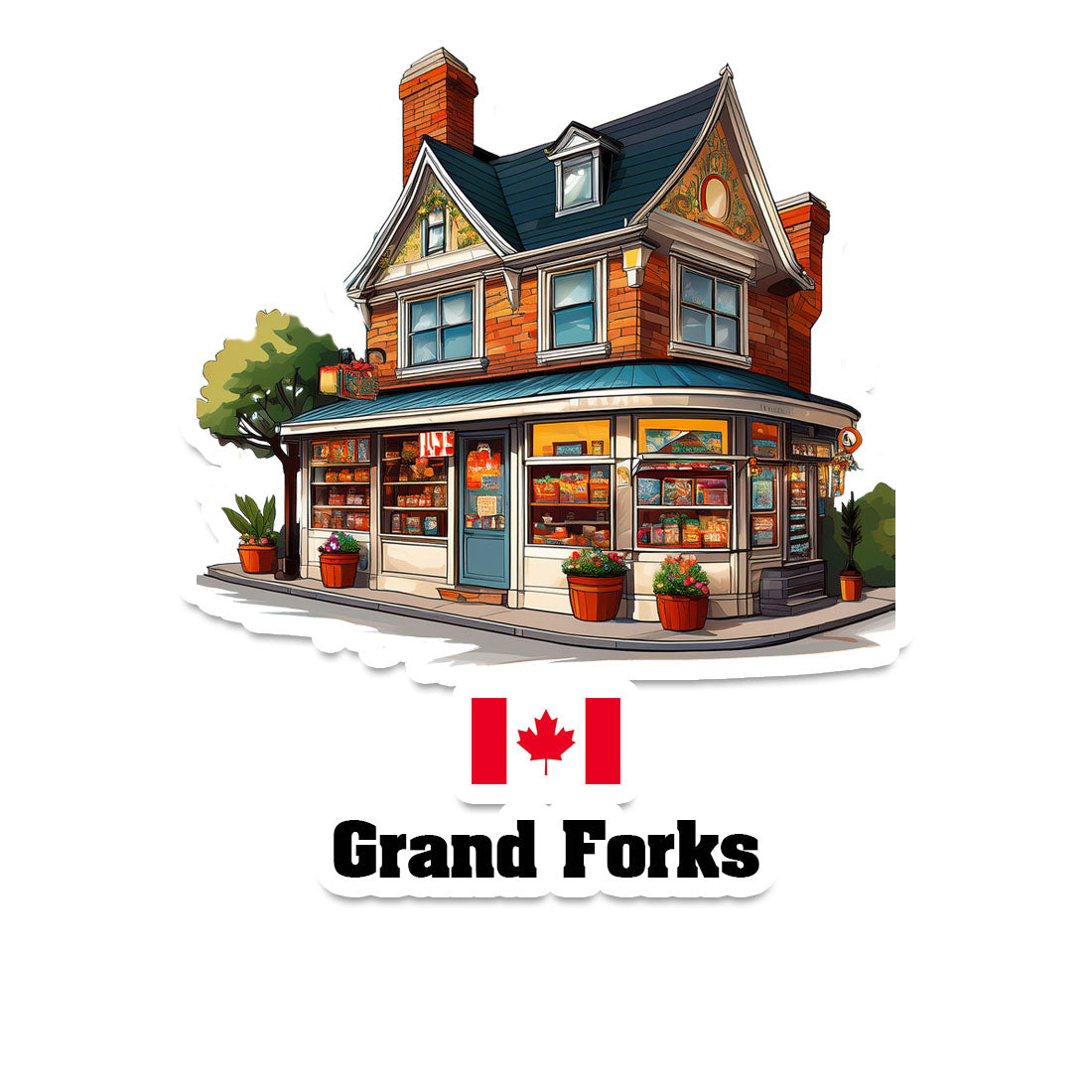 Grand Forks Sticker