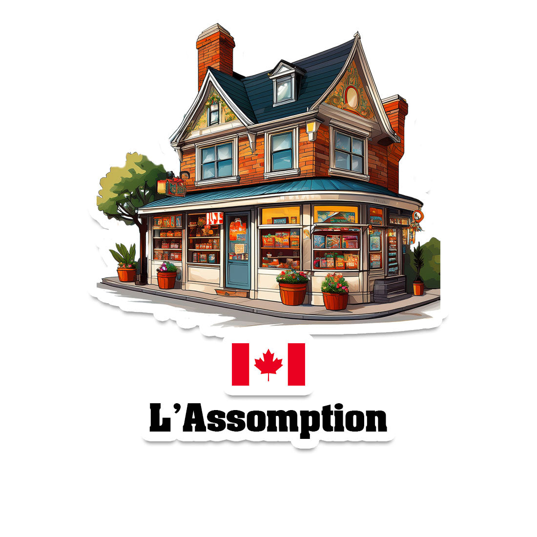 L'Assomption Sticker