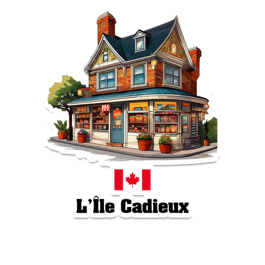 L'Île Cadieux Sticker