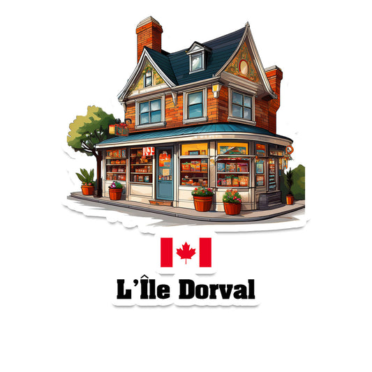 L'Île Dorval Sticker