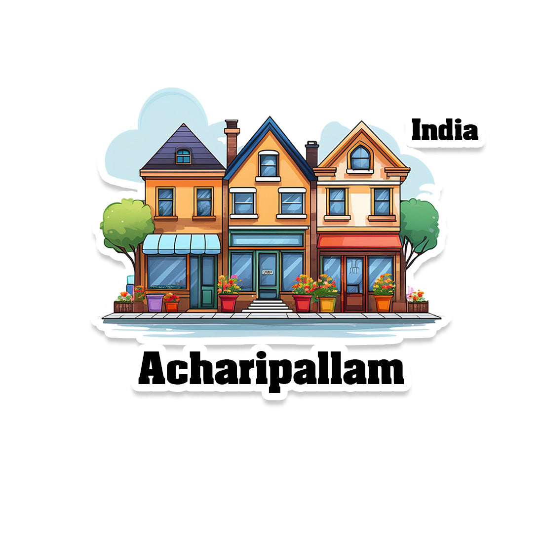 Acharipallam Sticker