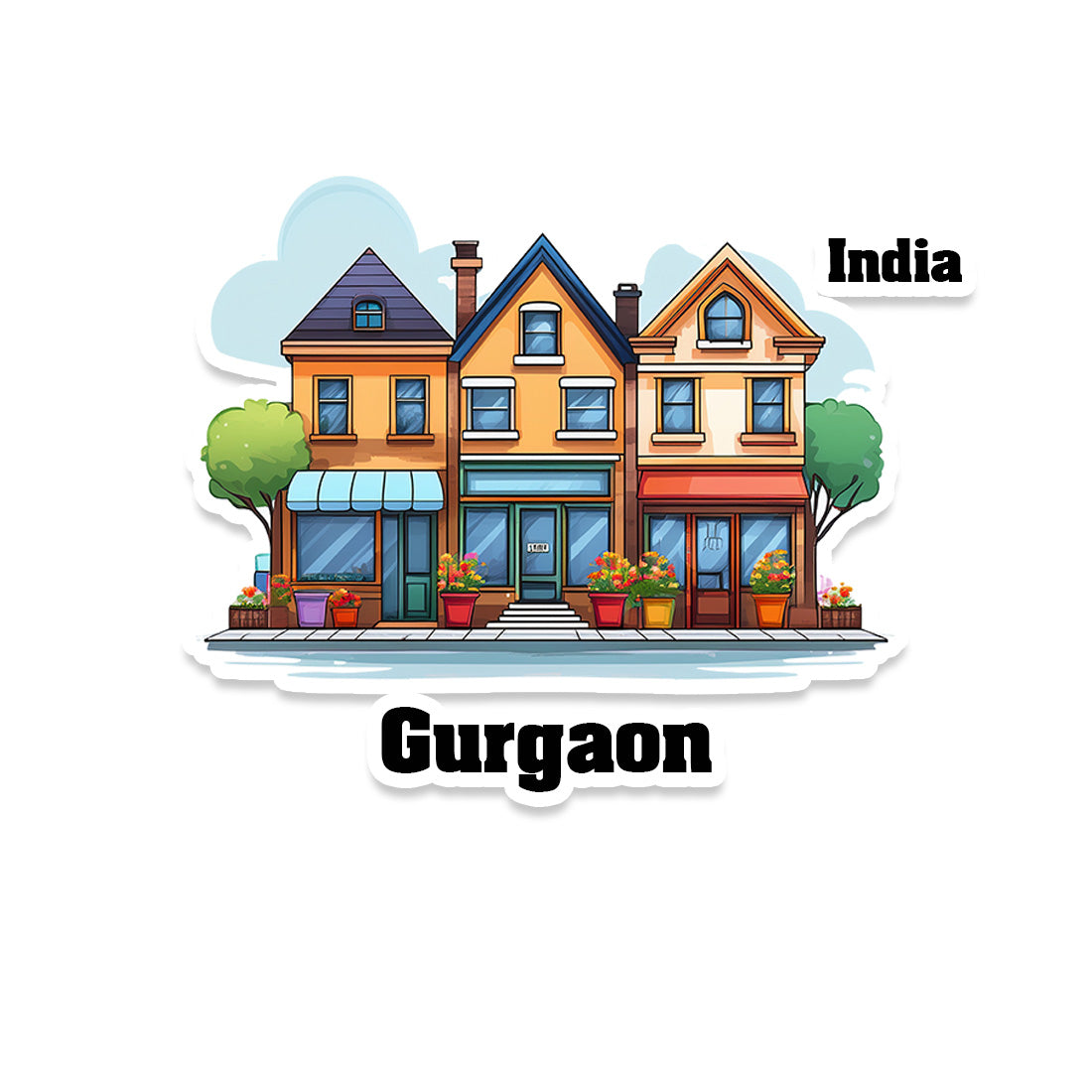 Gurgaon Sticker
