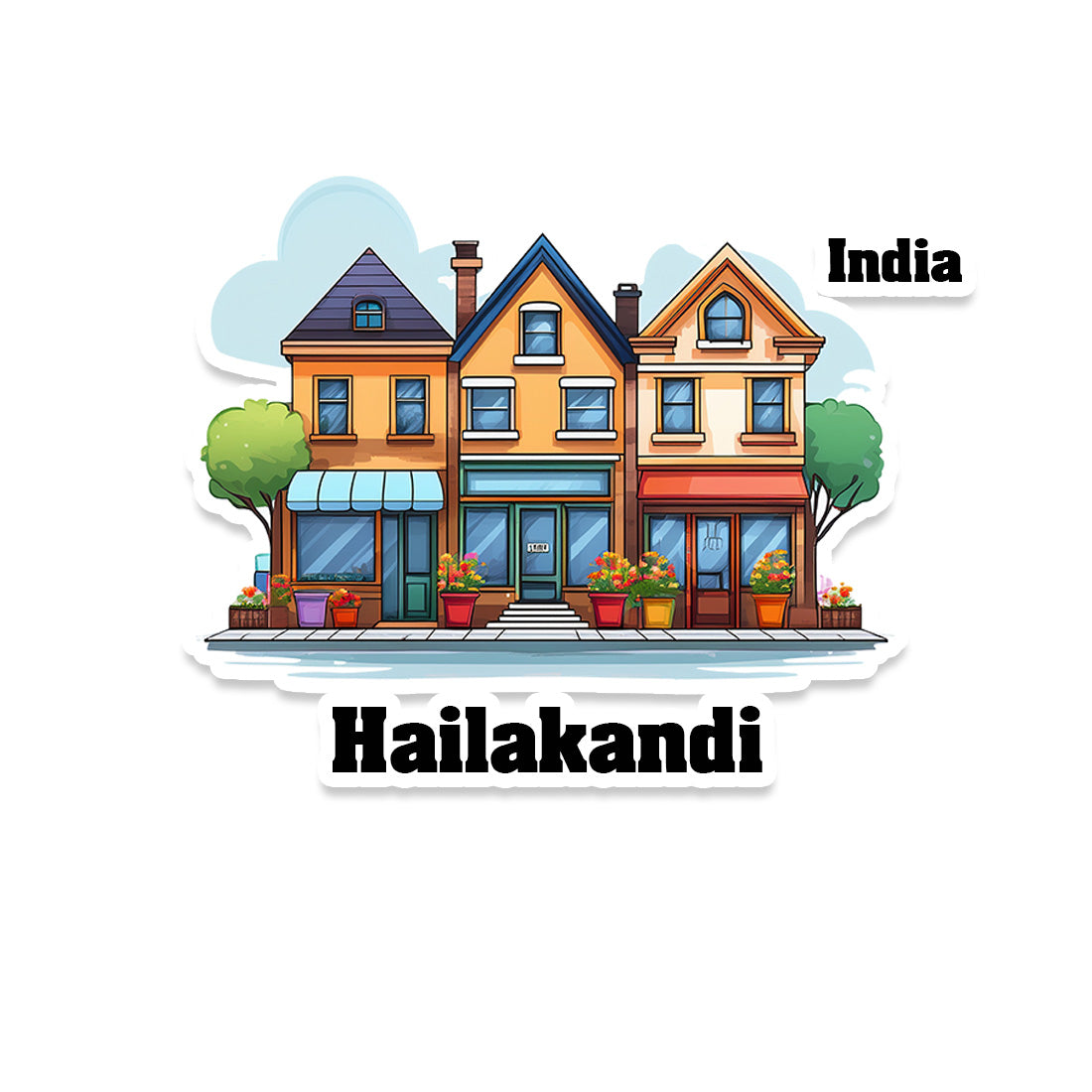 Hailakandi Sticker