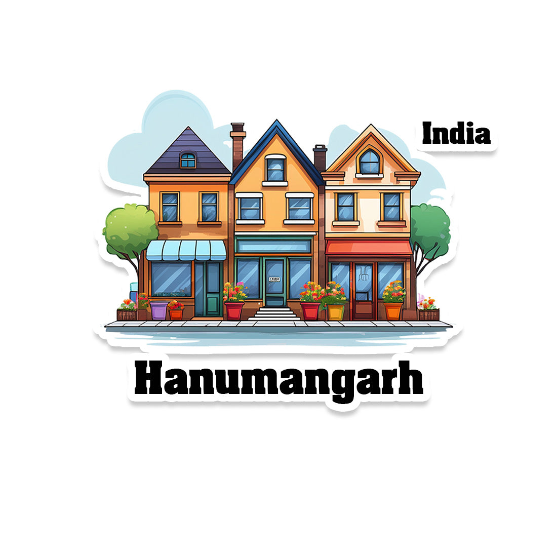 Hanumangarh Sticker