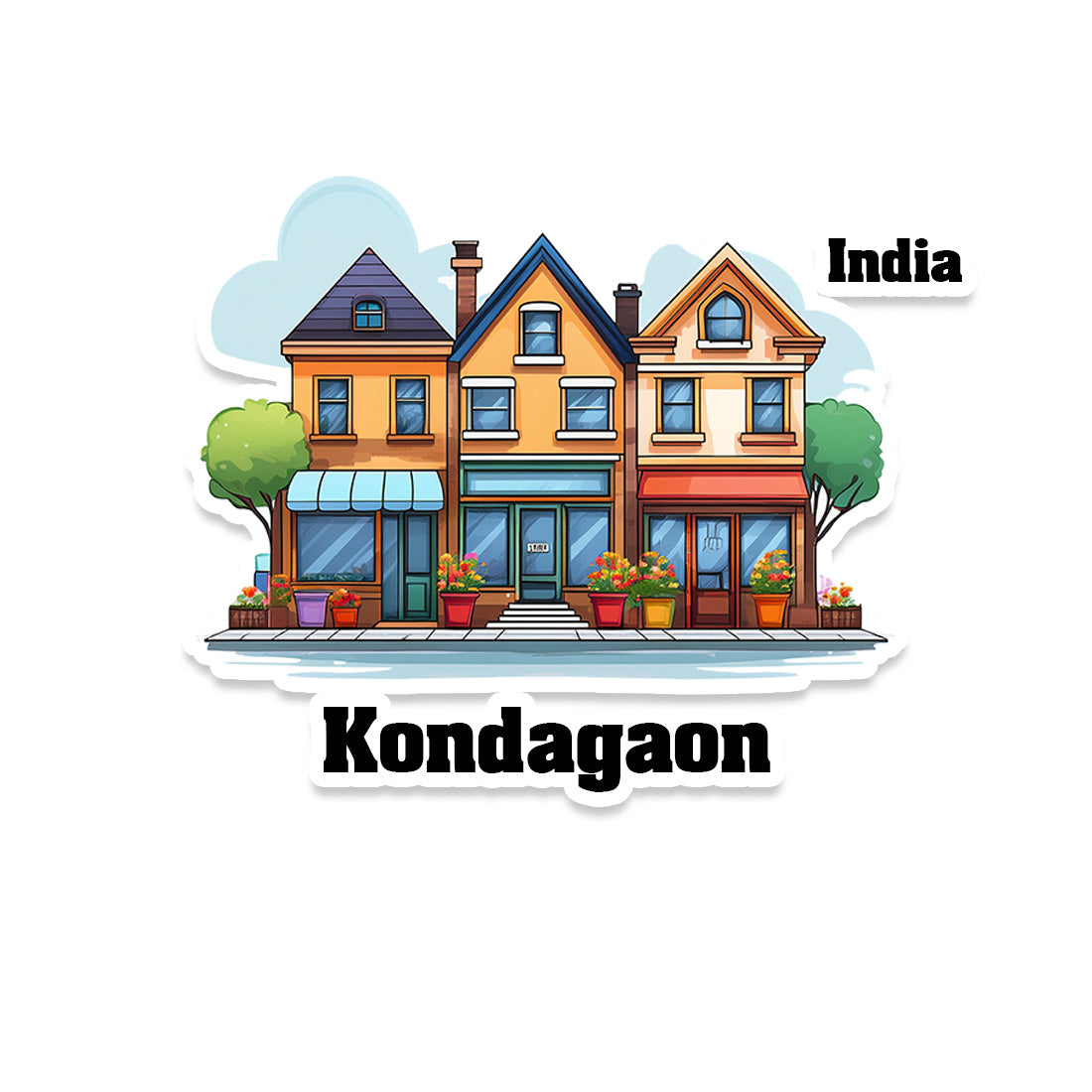 Kondagaon Sticker