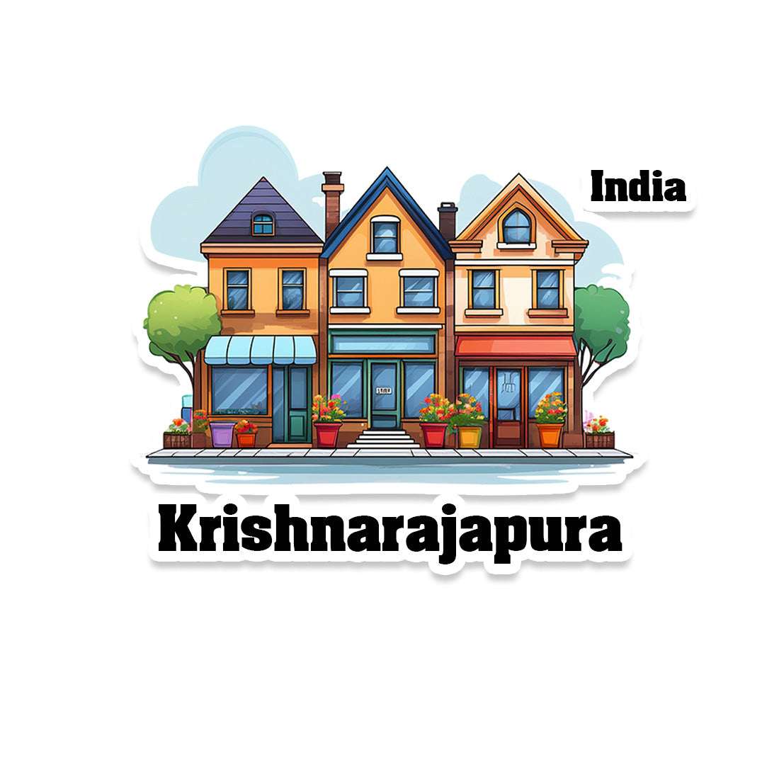 Krishnarajapura Sticker