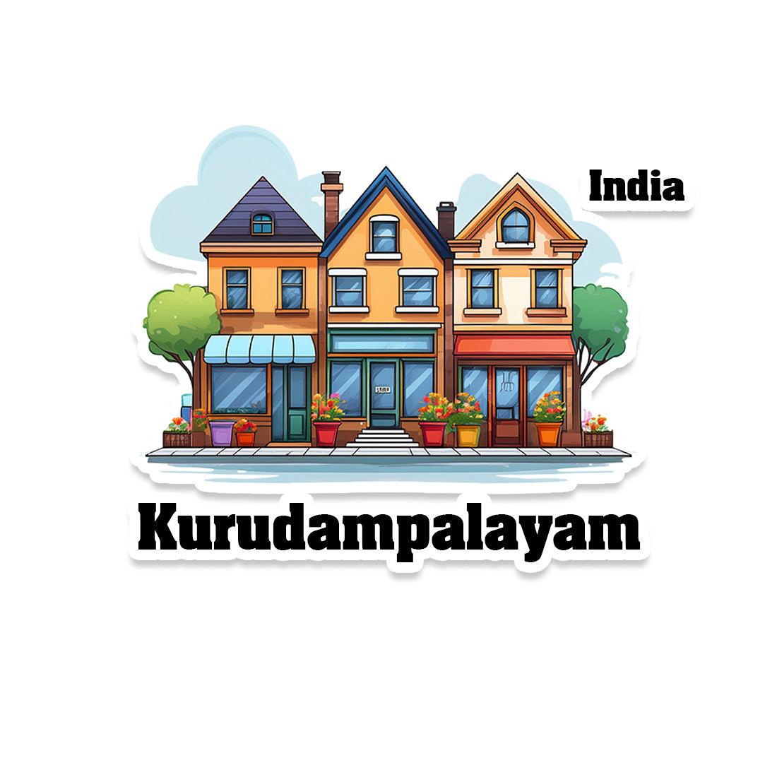 Kurudampalayam Sticker