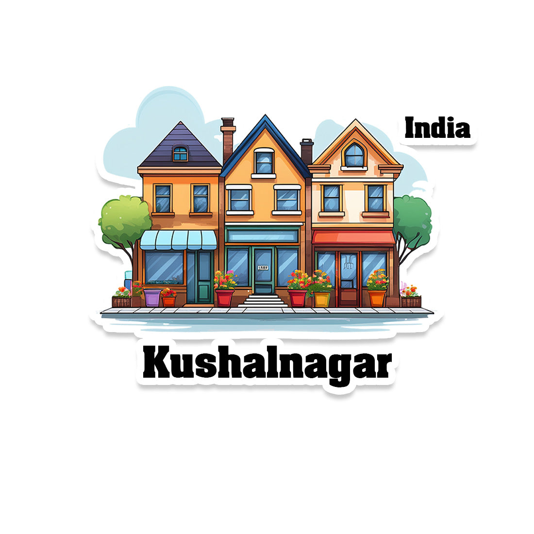 Kushalnagar Sticker
