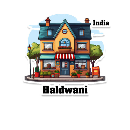 Haldwani Sticker