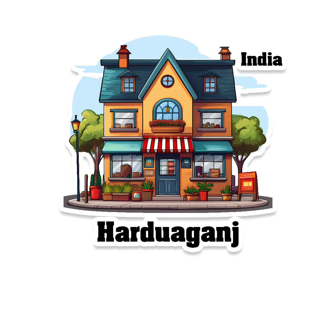 Harduaganj Sticker