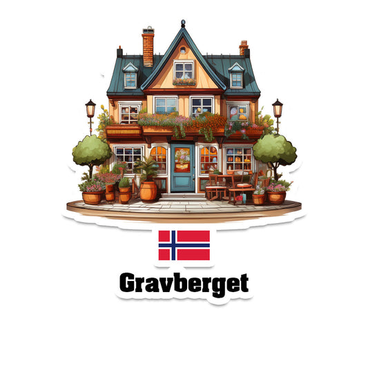 Gravberget Sticker
