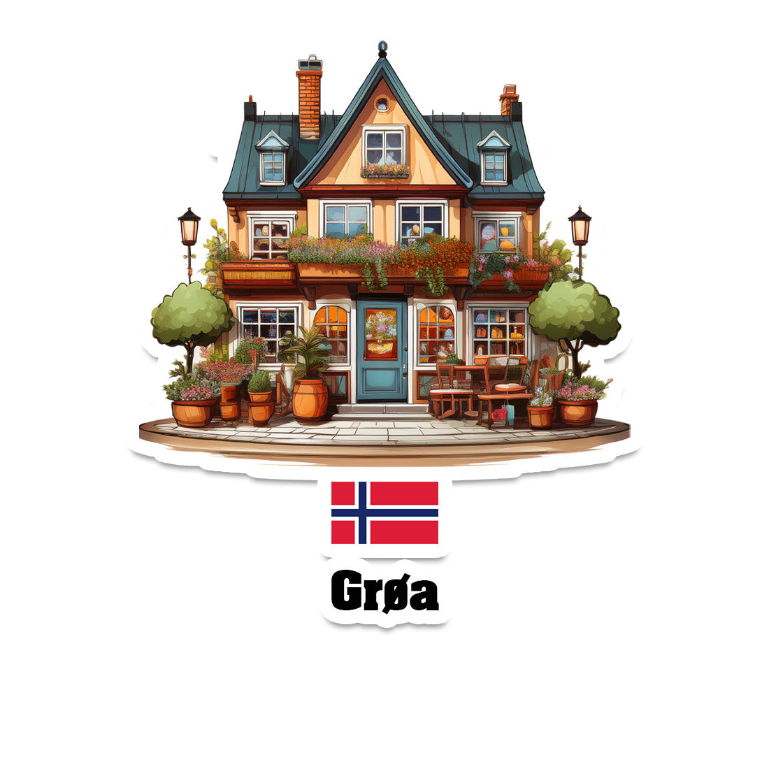 Grøa Sticker