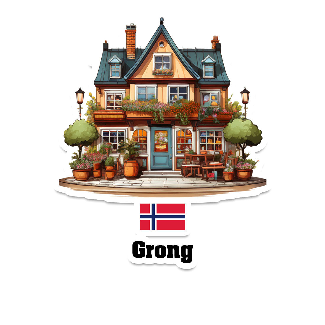 Grong Sticker