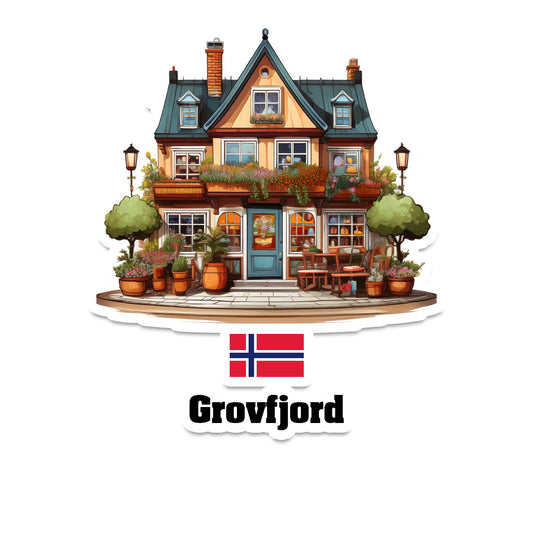 Grovfjord Sticker