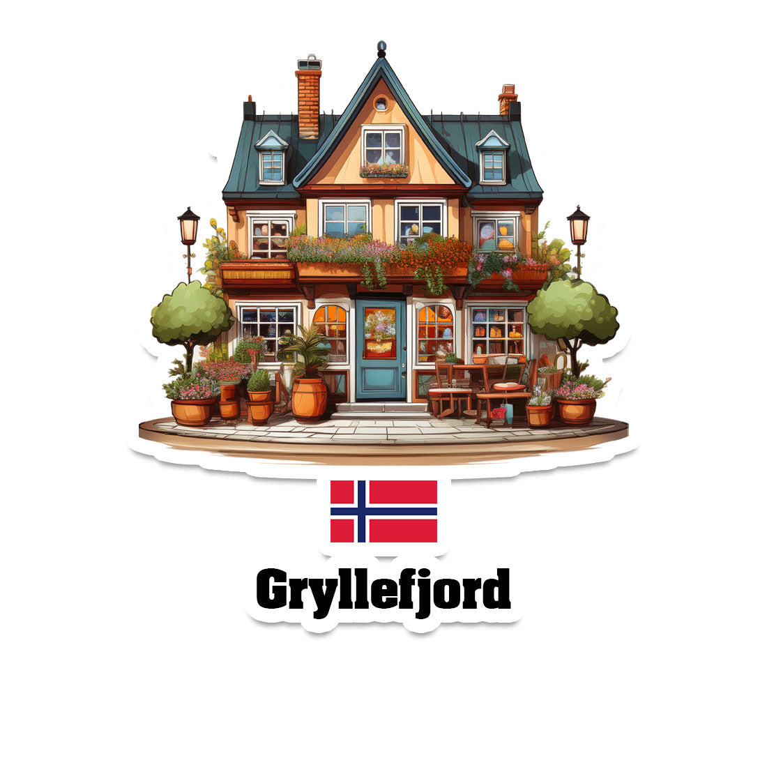 Gryllefjord Sticker