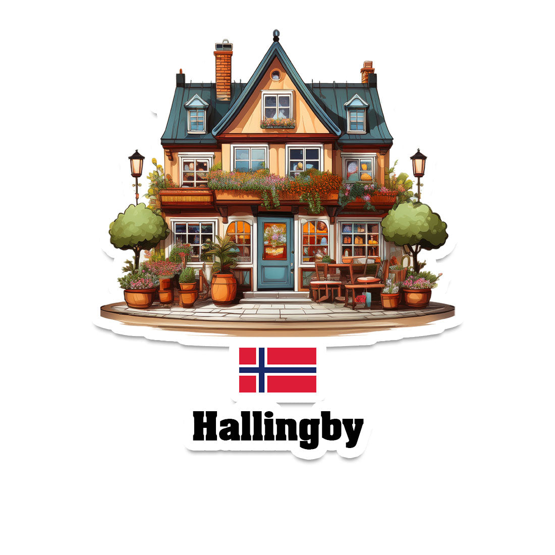 Hallingby Sticker