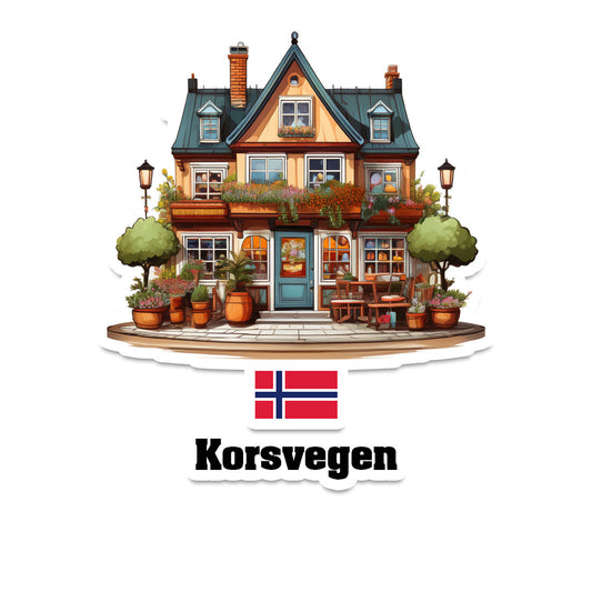 Korsvegen Sticker