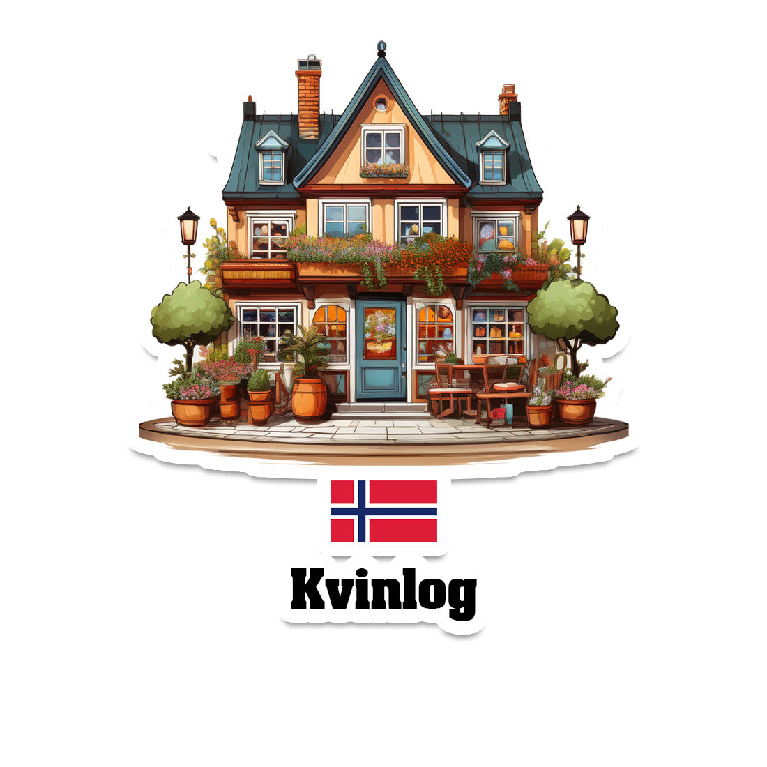 Kvinlog Sticker