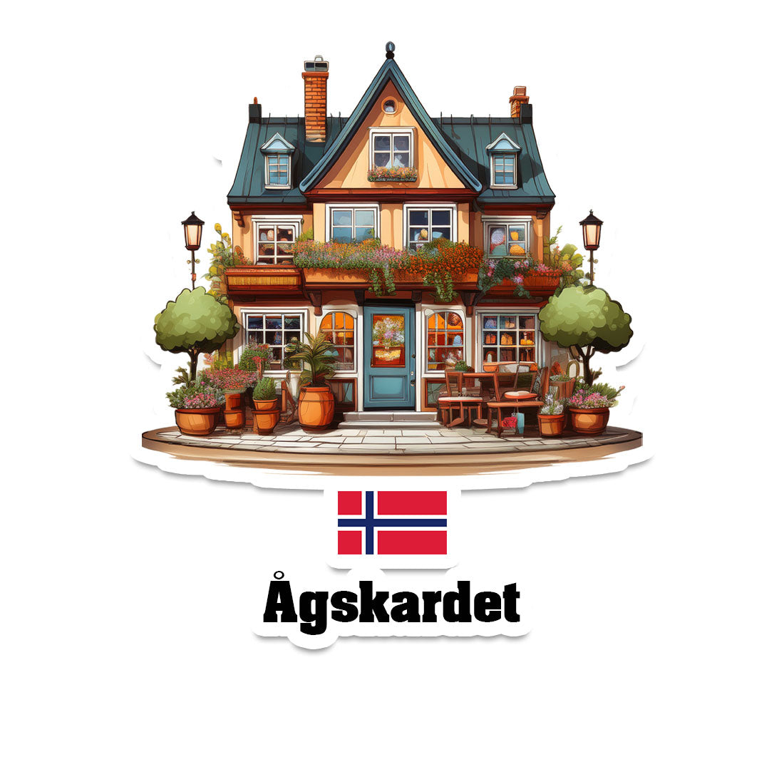 Ågskardet Sticker