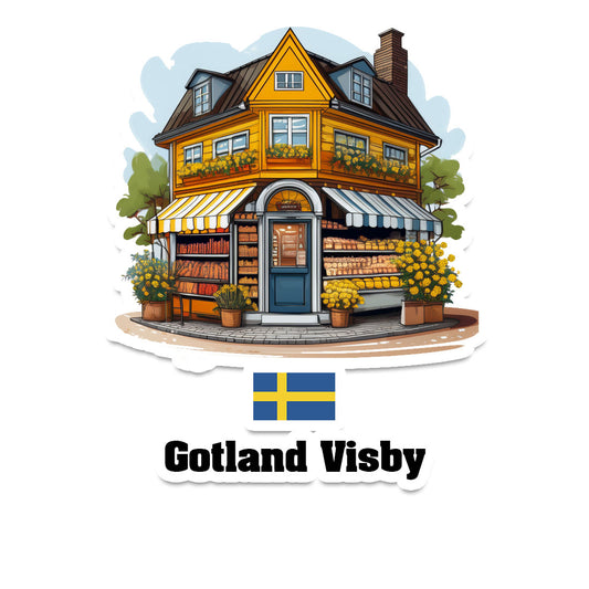 Gotland Visby Sticker