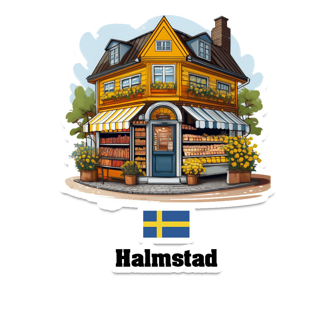 Halmstad Sticker