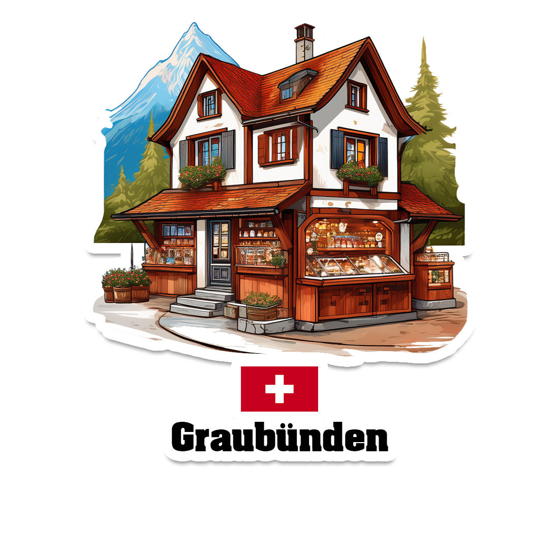 Graubünden Sticker