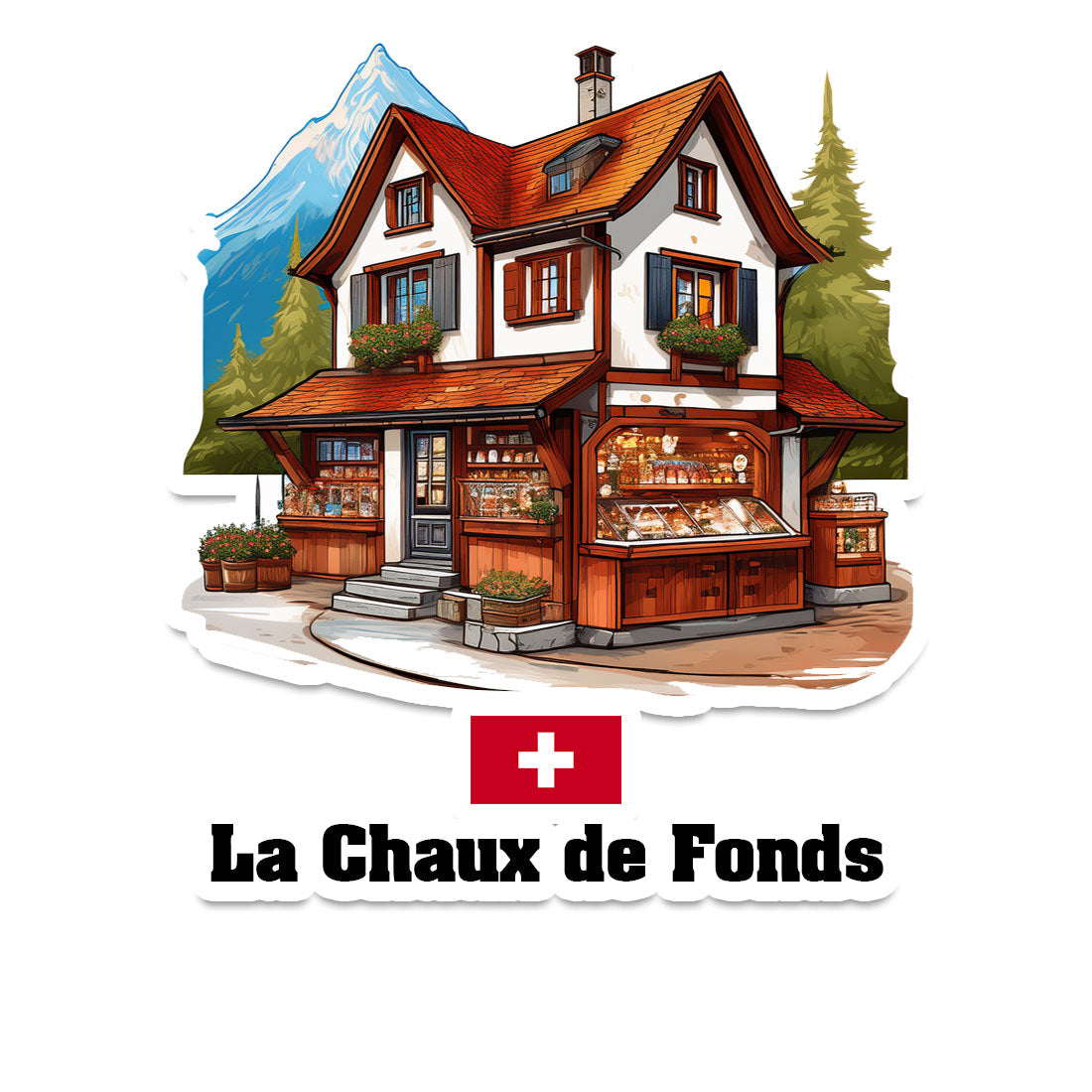 La Chaux de Fonds Sticker